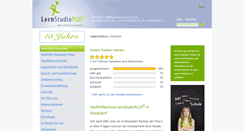 Desktop Screenshot of lernstudioplus.de